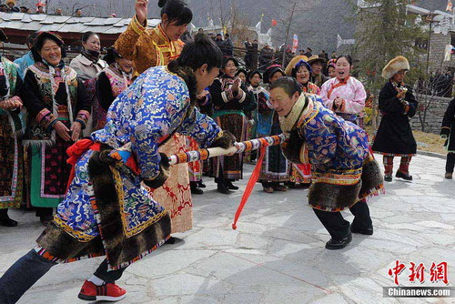 Тибетцы отмечают Новый год